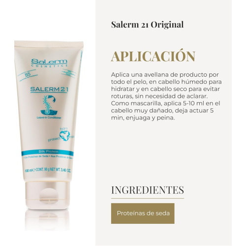 Salerm - *Salerm 21* - Balsamo Leave-in Silk Protein - 100ml