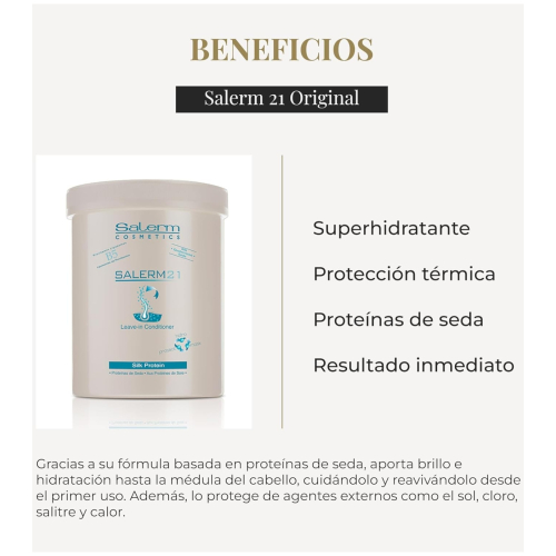 Salerm - *Salerm 21* - Maschera balsamo Leave-in Silk Protein