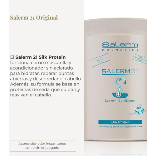 Salerm - *Salerm 21* - Maschera balsamo Leave-in Silk Protein