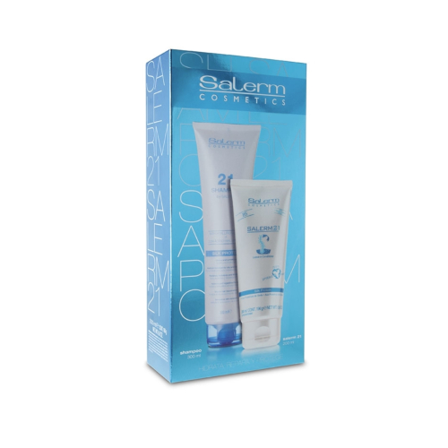 Salerm - *Salerm 21* - Set Shampoo + Balsamo Silk Protein