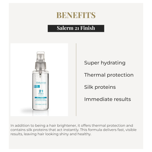 Salerm - *Salerm 21* - Spray lucidante alle proteine della seta Finish