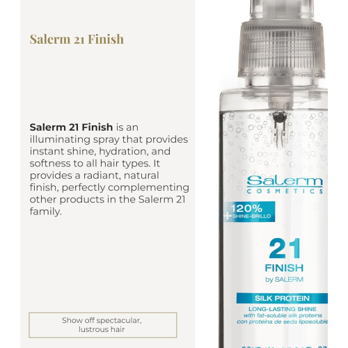 Salerm - *Salerm 21* - Spray lucidante alle proteine della seta Finish