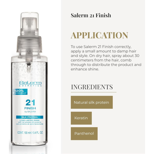 Salerm - *Salerm 21* - Spray lucidante alle proteine della seta Finish