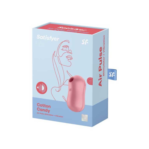 Satisfyer - Stimolatore del clitoride Cotton Candy - Rosso