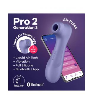 Satisfyer - Stimolatore clitorideo Pro 2 Generation 3 App Connect - Viola