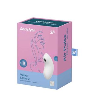 Satisfyer - Stimolatore del clitoride Vulva Lover 2 - Bianco