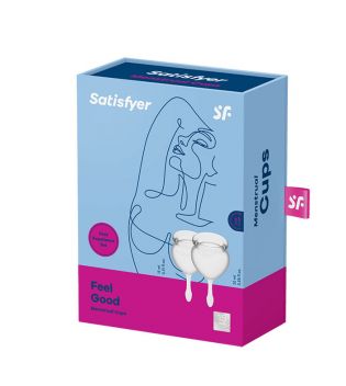 Satisfyer - Kit di coppette mestruali Feel Good (15 + 20 ml) - Trasparente