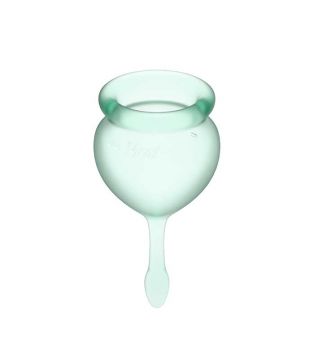 Satisfyer - Kit coppetta mestruale Feel Good (15 + 20 ml) - Verde chiaro