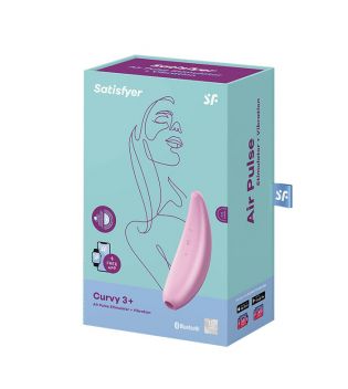 Satisfyer - Stimolatore per clitoride controllato da app Curvy 3 +