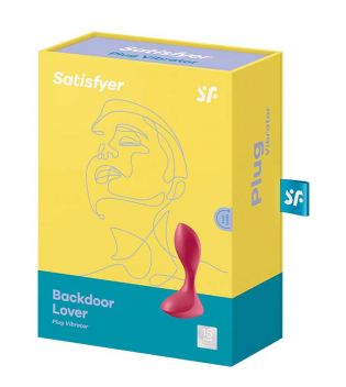 Satisfyer - Vibratore anale Backdoor Lover - Rosso