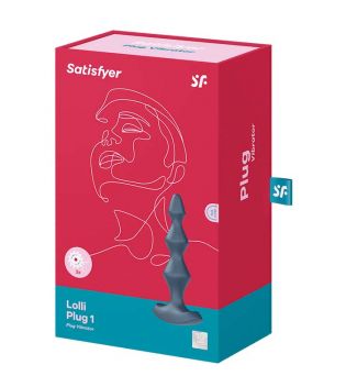 Satisfyer - Vibratore anale Lolli Plug 1 - Antracite