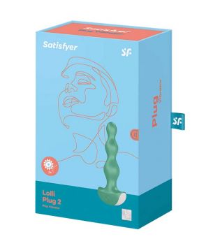 Satisfyer - Vibratore anale Lolli Plug 2 - Verde scuro