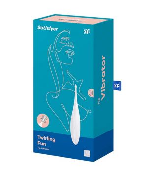 Satisfyer - Vibratore clitoride Twirling Fun - Bianco