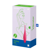 Satisfyer - Vibratore clitoride Twirling Fun - Rosso