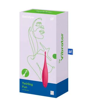 Satisfyer - Vibratore clitoride Twirling Fun - Rosso