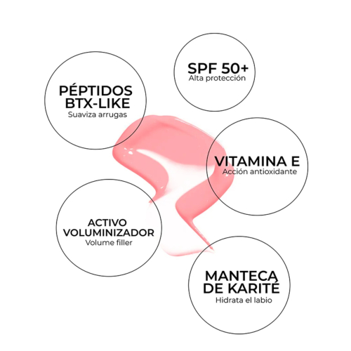 SEGLE - Balsamo labbra ai peptidi SPF50+ - Berry Sorbet