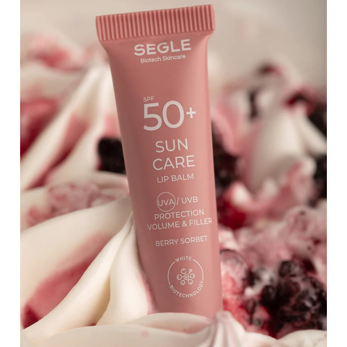 SEGLE - Balsamo labbra ai peptidi SPF50+ - Berry Sorbet