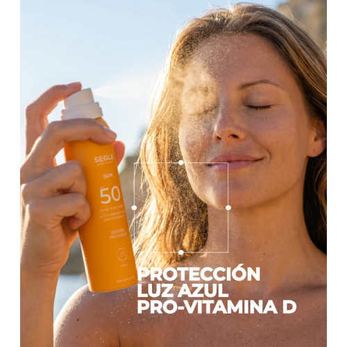 SEGLE - Spray solare invisibile per il viso SPF50