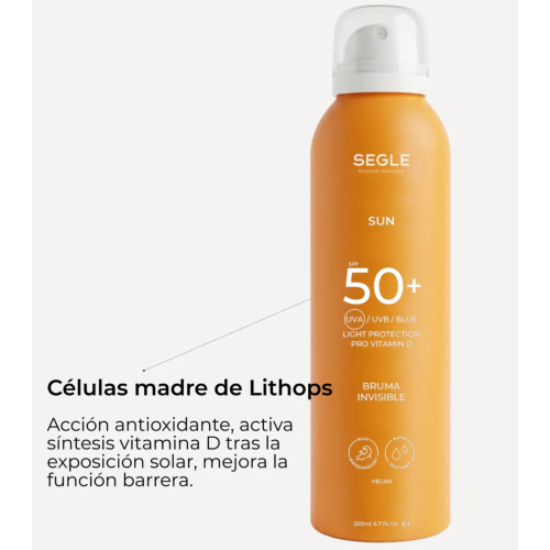 SEGLE - Spray solare invisibile SPF50+ - 200ml
