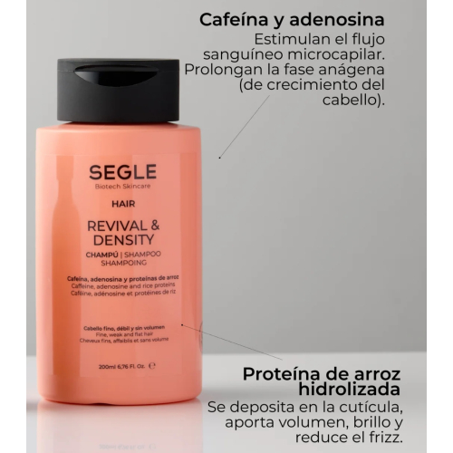 SEGLE - Shampoo anticaduta Revival & Density