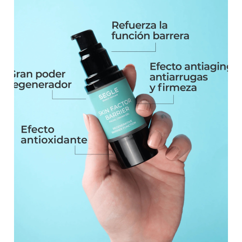 SEGLE - Crema-gel rigenerante e riparatrice Skin Factor Barrier - Pelle sensibile, mista e/o grassa