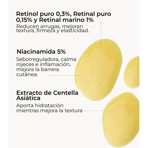 SEGLE - Siero viso anti-età notturno Tripe Retinol