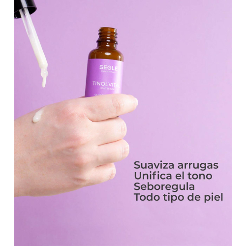 SEGLE - Siero viso notte antietà Tinolvital - Pelli sensibili