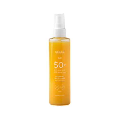 SEGLE - Spray solare bifasico per corpo e capelli SPF50+