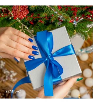 Semilac - Smalto semipermanente - 308: Festive Blue