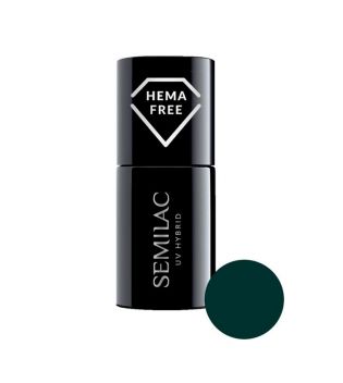 Semilac - *Hema Free* - Smalto semipermanente - 422: Deep Forest Green