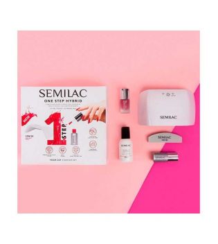 Semilac - Set manicure semipermanente One Step Hybrid