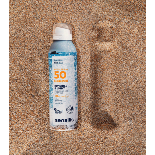 Sensilis - Spray solare per il viso SPF50 Dry Touch