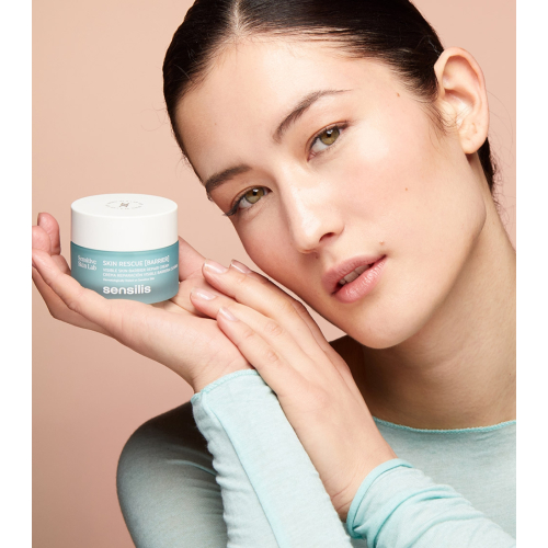 Sensilis - Crema viso riparatrice leggera Skin Rescue Barrier