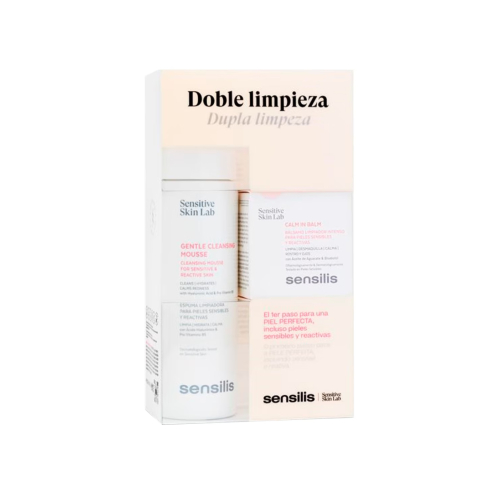Sensilis - Confezione doppia detergente Gentle Cleansing Mousse + Calm In Balm