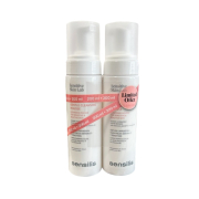 Sensilis - Confezione doppia di mousse detergente delicata