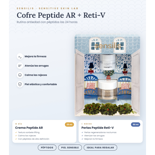Sensilis - *Xmass* - Set crema Peptide AR + perle Peptide Reti-V