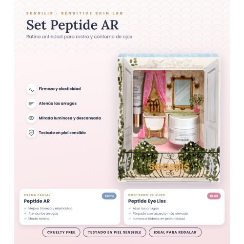 Sensilis - *Xmass* - Set di crema per gli occhi e crema Peptide AR