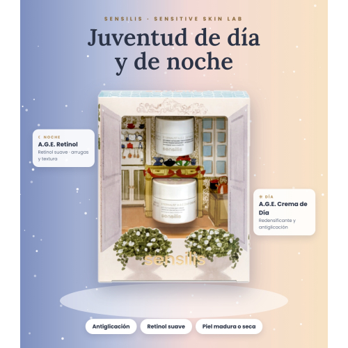 Sensilis - *Xmass* - Set Eternalist AGE di crema da giorno + crema da notte