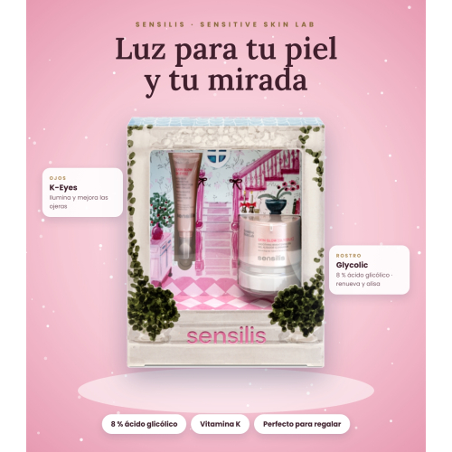 Sensilis - *Xmass* - Set Skin Glow di gel viso + Trattamento per occhiaie