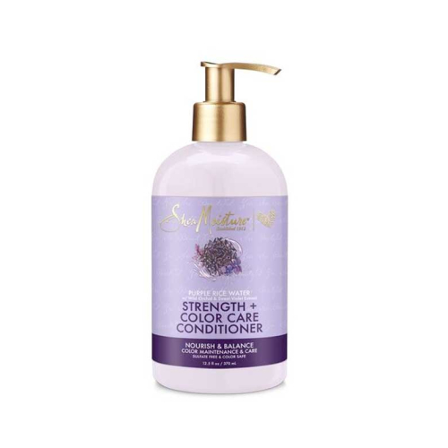 Shea Moisture - Balsamo per la protezione del colore Strength + Color Care - Purple Rice Water