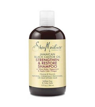 Shea Moisture - Strengthen + Restore Shampoo - Jamaican Black Castor Oil