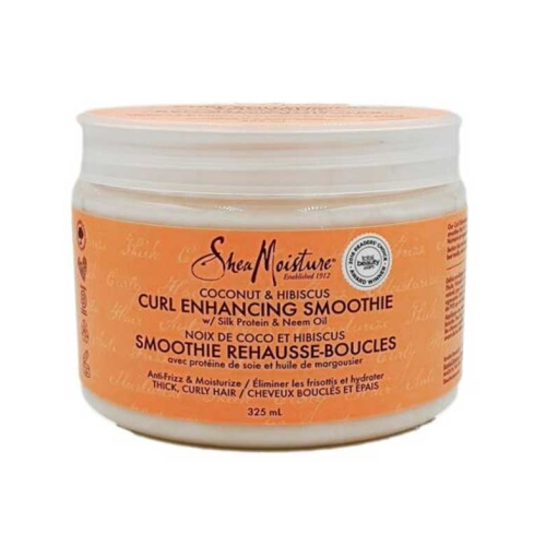 Shea Moisture - Crema per la definizione dei ricci Curl Enhancing Smoothie 325g - Cocco e Ibisco