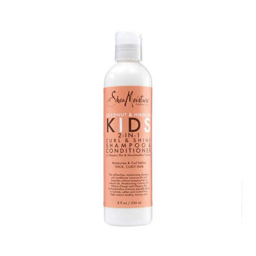 Shea Moisture - *Kids* -  Shampoo e balsamo 2 in 1 Curl & Shine - Coconut and Hibiscus