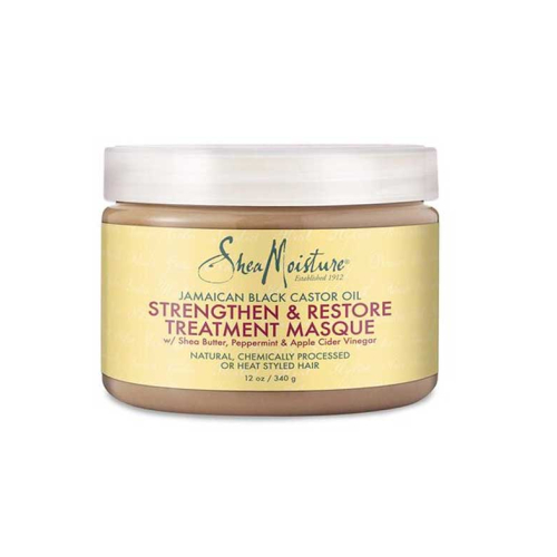 Shea Moisture - Strengthen + Restore Mask - Olio di ricino nero giamaicano
