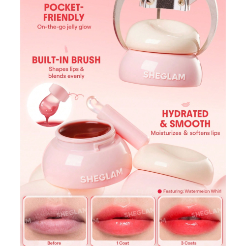 SHEGLAM - Balsamo labbra Hydra Jelly Pocket - Guava Glow