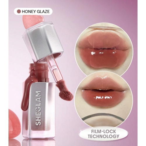 SHEGLAM - Brillo di labbra Glass Lock Air - Honey Glaze