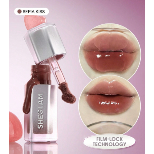 SHEGLAM - Brillo di labbra Glass Lock Air - Sepia Kiss