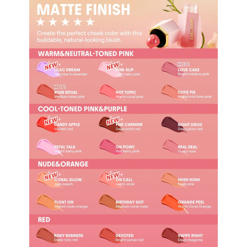 SHEGLAM - Fard liquido Color Bloom - Cutie Pie