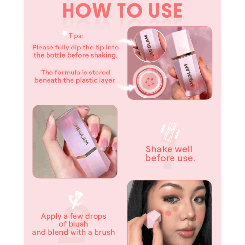SHEGLAM - Fard liquido Color Bloom - Petal Talk