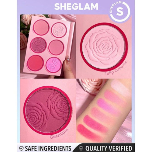 SHEGLAM - Palette di fard in polvere Floral Flush - Blushing Bouquet